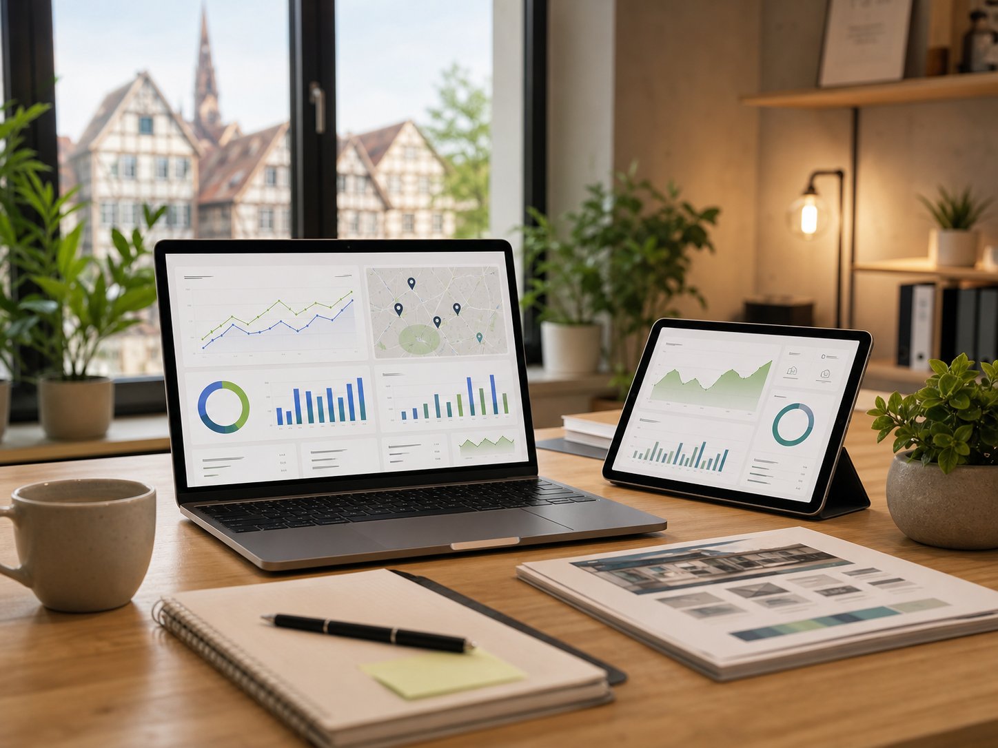 Tableau de bord de référencement local pour site internet en Alsace